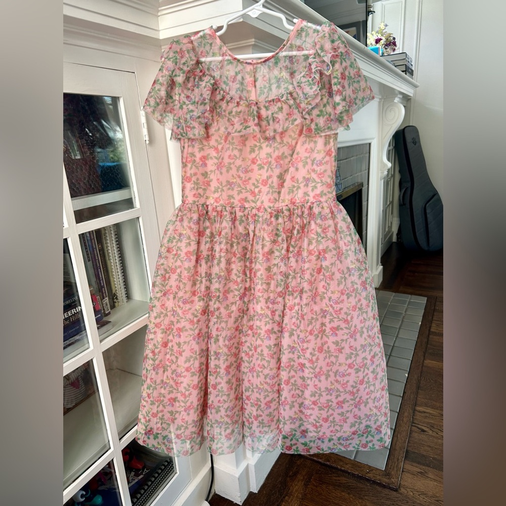 Mini Boden Floral Tulle Dress Size 11/12 NWT
